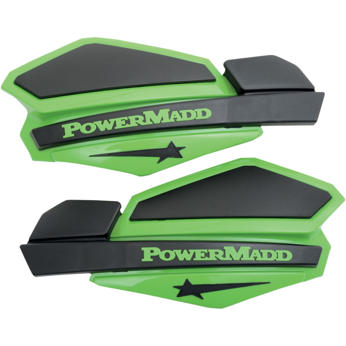 Ochranné kryty rúk Powermadd Star Series (zelené/čierne)