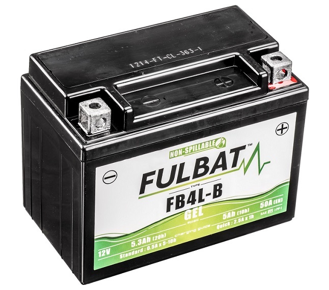 Batéria FULBAT - 12V YB4L-B (4AH, 56A) bateria bateria bateria