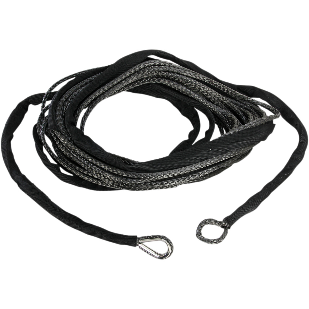 Syntetické lano Moose 5mm, 15,2m (čierne)